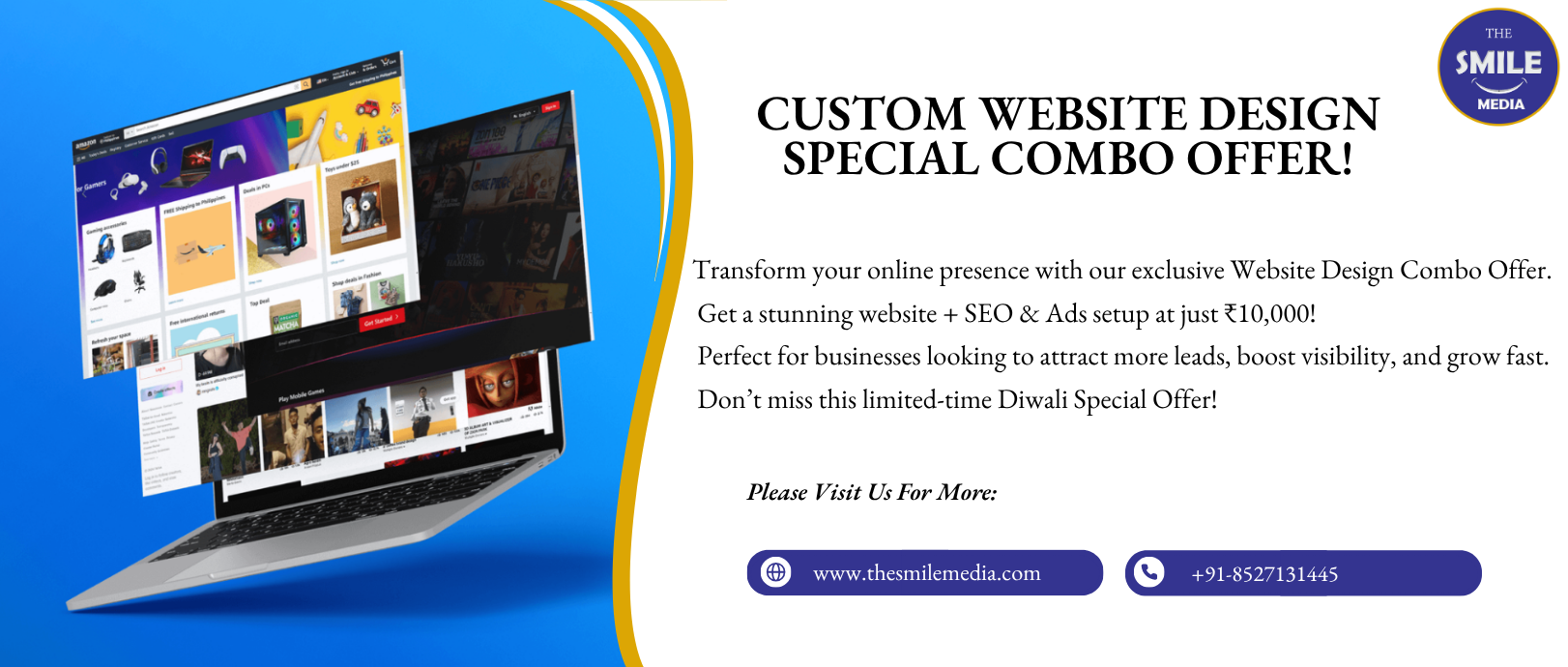 Custom Website Design Special Combo Offer!
